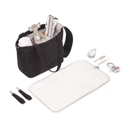 BabyOno - Sac à langer pour poussette Best Time Ever noir