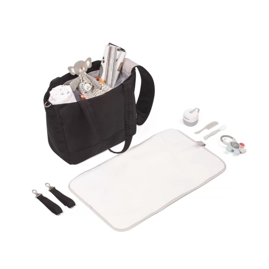 BabyOno - Sac à langer pour poussette Best Time Ever noir
