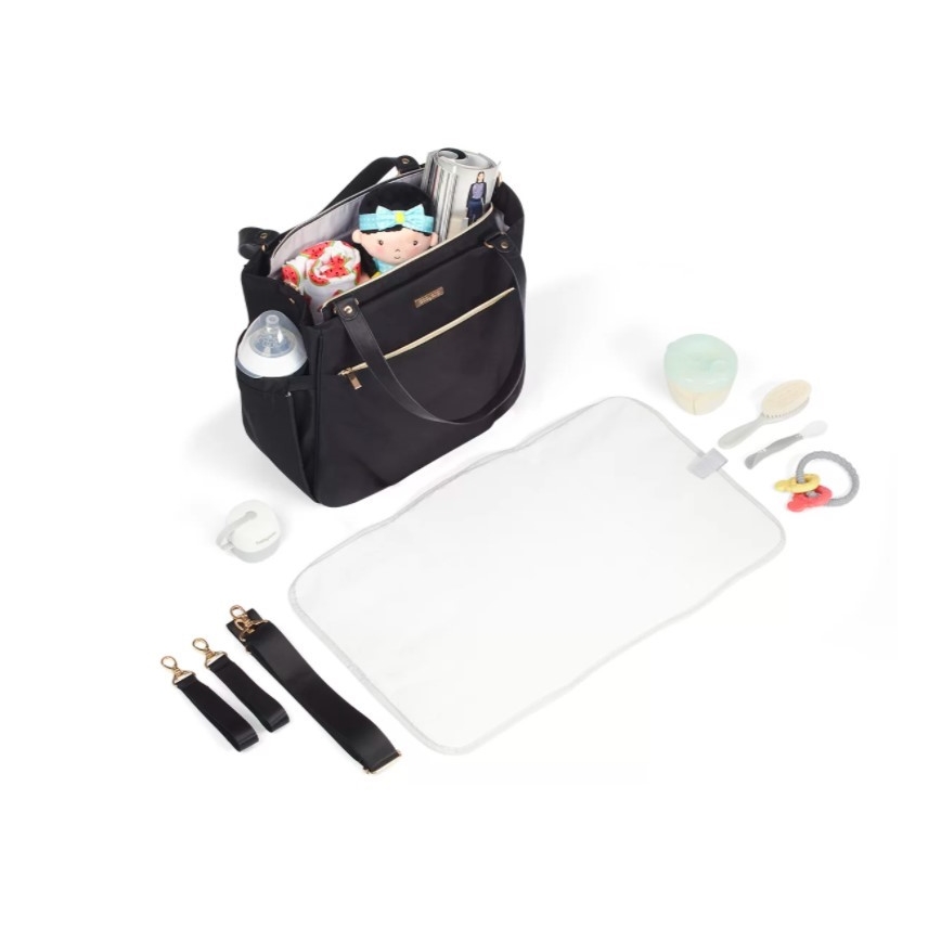 BabyOno - Sac à langer pour poussette Coco noir