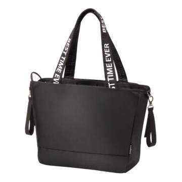 BabyOno - Wickeltasche für Kinderwagen Best Time Ever schwarz