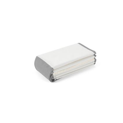 Piscine sèche pour enfants avec balles, diamètre 80 cm, blanc/gris