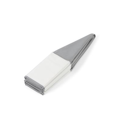 Piscine sèche pour enfants avec balles, diamètre 80 cm, blanc/gris