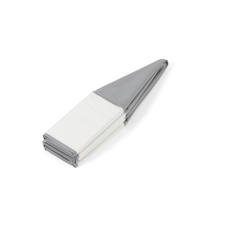 Piscine sèche pour enfants avec balles, diamètre 80 cm, blanc/gris