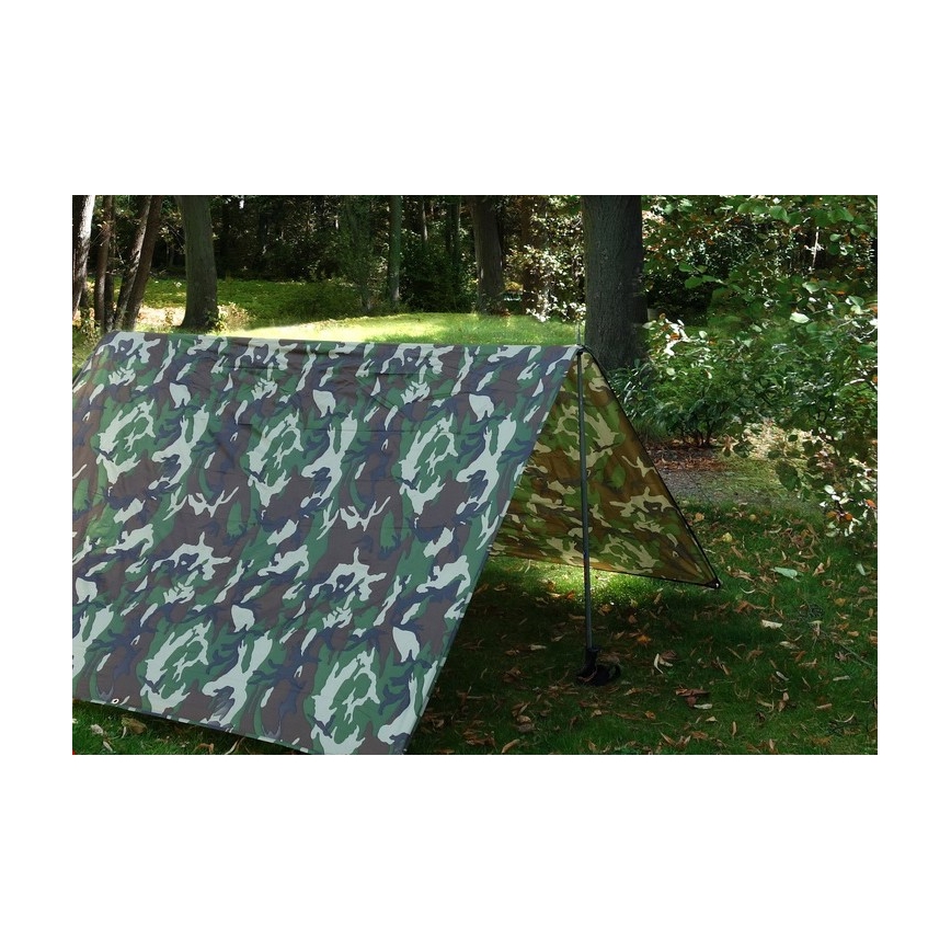 Bâche 2x3 m PU 2000 mm camouflage