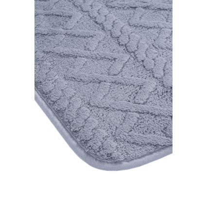 Badematte NEW STYLE 3D 60x90 cm hellgrau