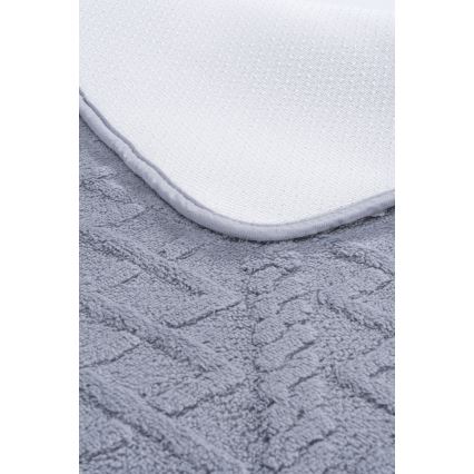 Badematte NEW STYLE 3D 60x90 cm hellgrau