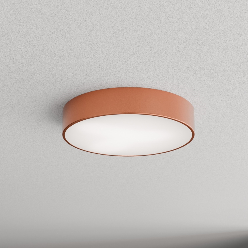 Badezimmer-Deckenleuchte CLEO mit Sensor, 3×E27/24W/230V, Ø 40 cm, kupferfarben, Schutzart IP54