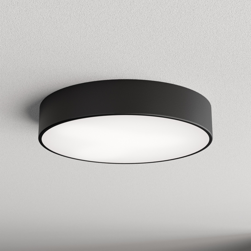 Badezimmer-Deckenleuchte mit Sensor CLEO 3xE27/24W/230V Ø 40 cm schwarz IP54