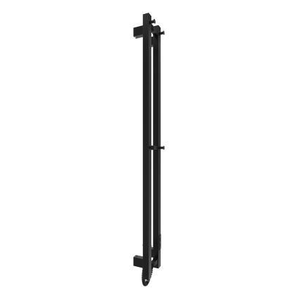 Badezimmer-Heizkörper HF SLIM 80W/230V 117x14 cm schwarz eckig