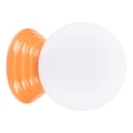 Badezimmer-Wandleuchte ZORI 1xG9/8W/230V IP44 orange