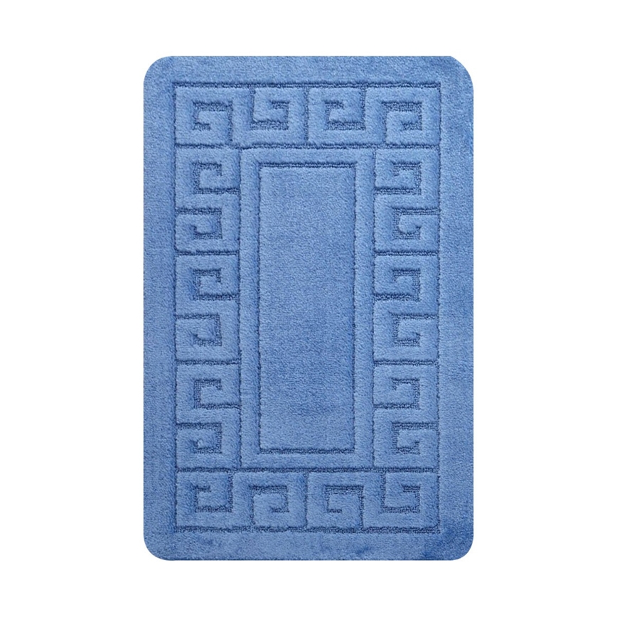 Badezimmermatte ETHNIC 50x70 cm blau