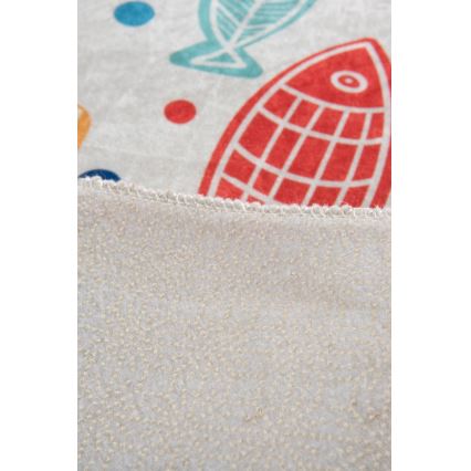 Badezimmermatte FISH 40x60 cm bunt