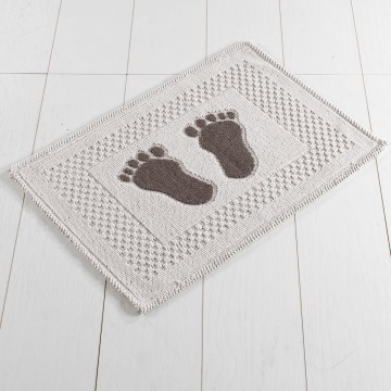 Badezimmermatte FOET 50x70 cm weiß