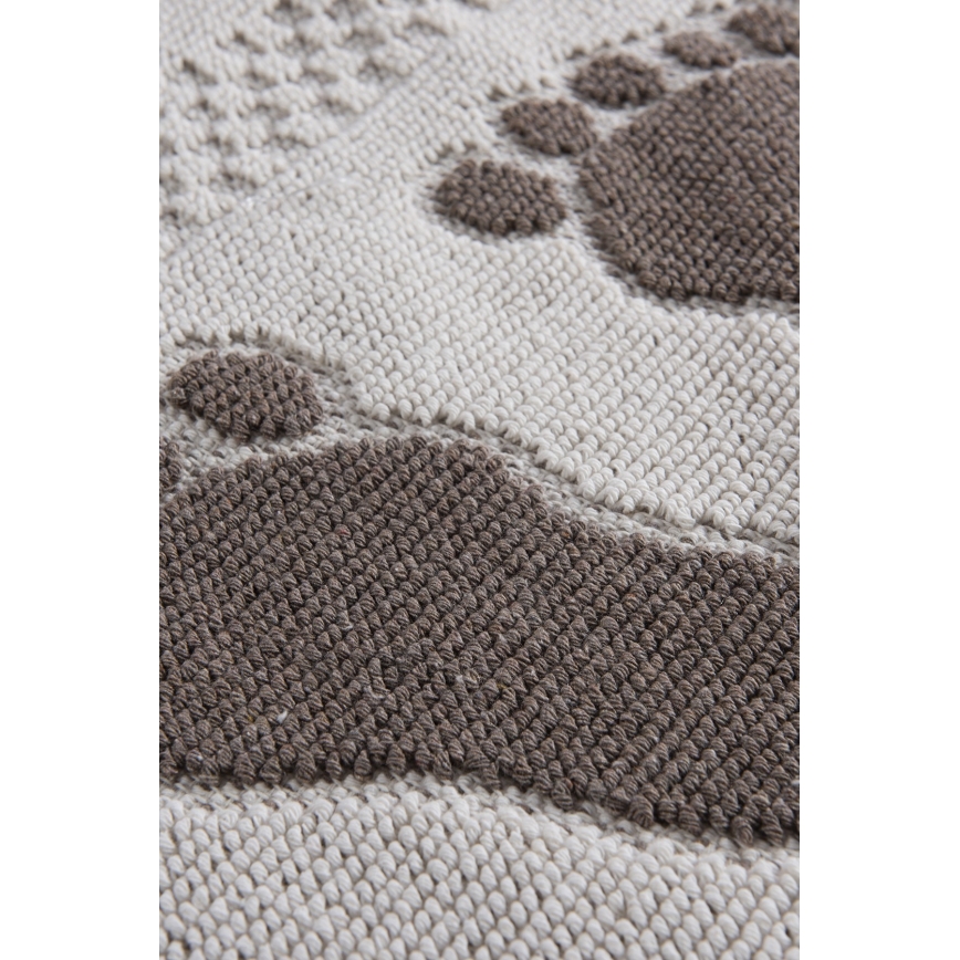 Badezimmermatte FOET 50x70 cm weiß