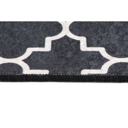 Badezimmermatte KUPA 40x60 cm schwarz