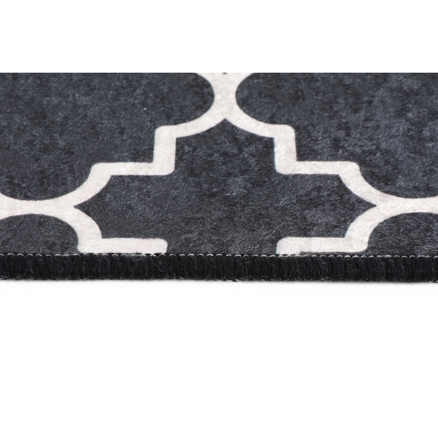 Badezimmermatte KUPA 40x60 cm schwarz