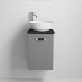 Badezimmerschrank mit Waschtisch SOREN, grau