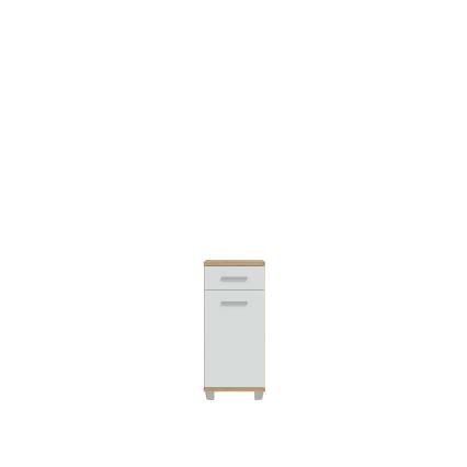 Badezimmerschrank VENOM grau/Artisan-Eiche