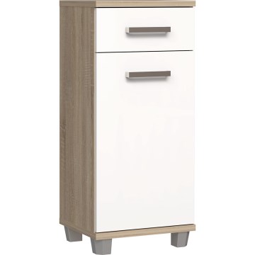 Badezimmerschrank VENOM weiß/Sonoma-Eiche