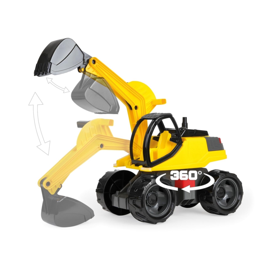 Bagger GIGA TRUCKS 62 cm gelb/schwarz