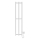 Bagno radiatore HF SLIM 110W/230V 117x25 cm bianco quadrato