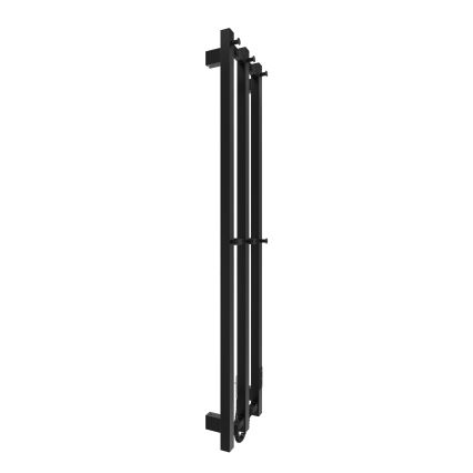 Bagno radiatore HF SLIM 110W/230V 117x25 cm nero quadrato