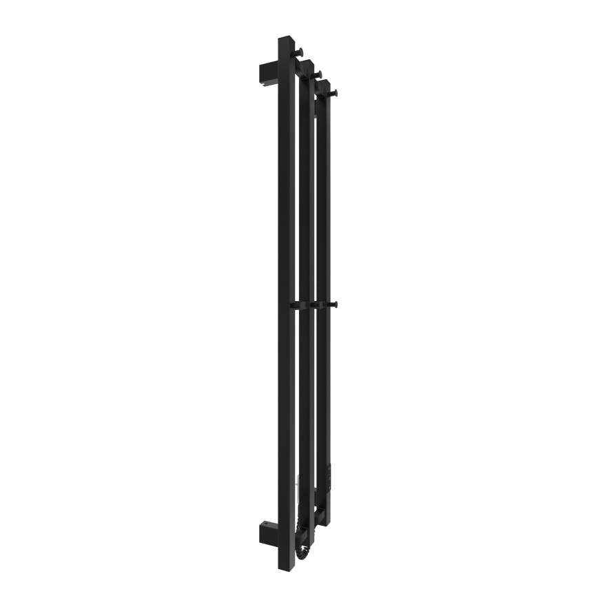 Bagno radiatore HF SLIM 110W/230V 117x25 cm nero quadrato