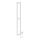 Bagno radiatore HF SLIM 80W/230V 117x14 cm bianco quadrato