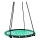 Balançoire Ø 80 cm noire/verte