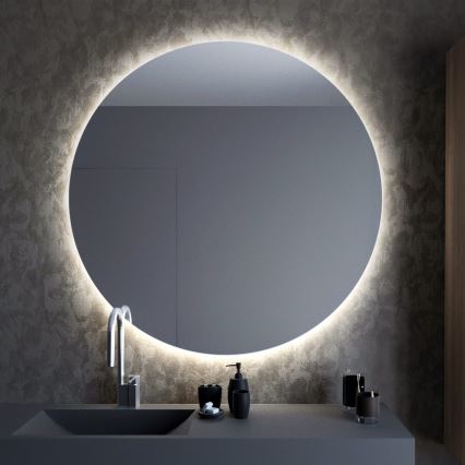Baltica Design - LED-Wandspiegel für Badezimmer mit Hintergrundbeleuchtung BRIGHT LED/15W/230V 4500K Ø 90 cm IP65