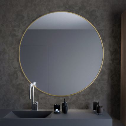 Baltica Design - Miroir mural TINY BORDER Ø 60 cm doré