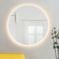 Baltica Design - Specchio da parete per bagno retroilluminato BRIGHT LED/15W/230V 3000K Ø 100 cm IP65