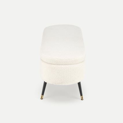 Banc avec un espace de stockage AVEIRO 46x120 cm blanc