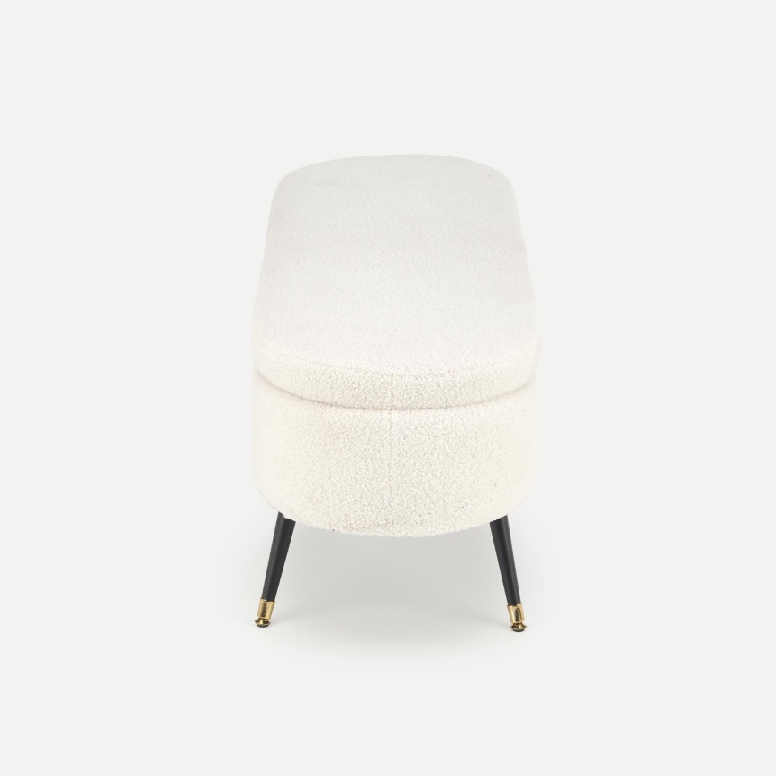 Banc avec un espace de stockage AVEIRO 46x120 cm blanc