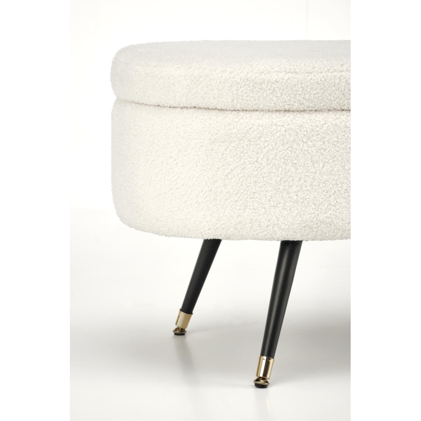 Banc avec un espace de stockage AVEIRO 46x120 cm blanc
