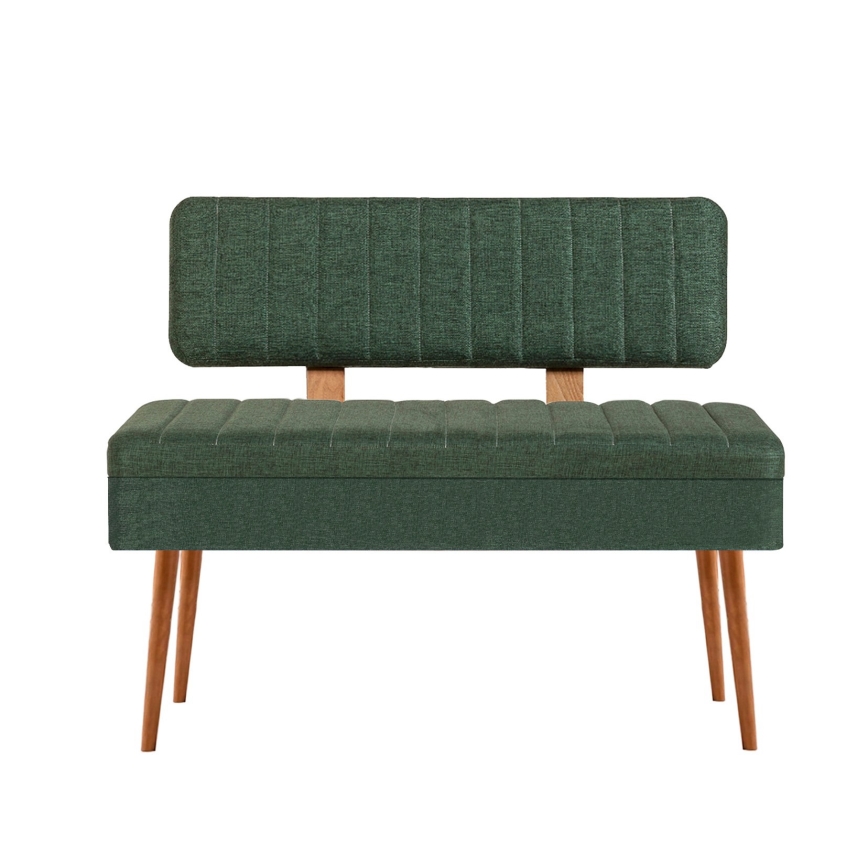 Banc matelassé VINA 85x105 cm vert/pin atlantic