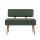 Banc matelassé VINA 85x105 cm vert/pin atlantic