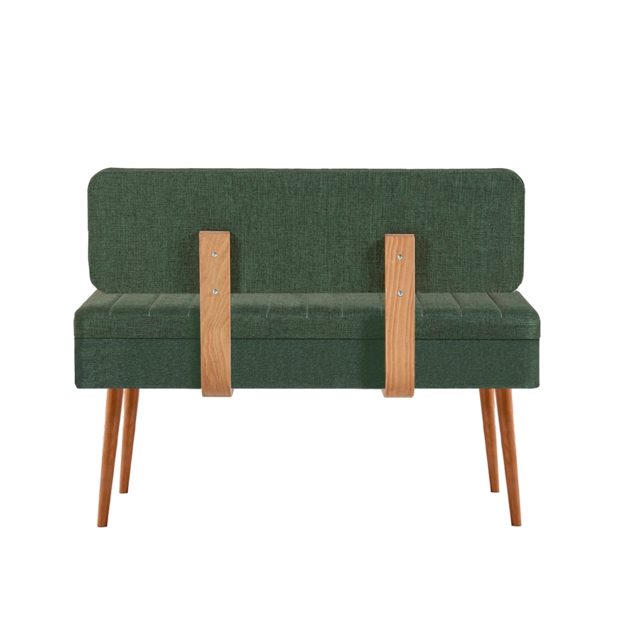 Banc matelassé VINA 85x105 cm vert/pin atlantic