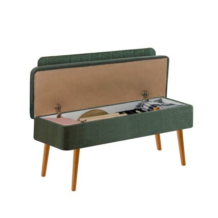 Banc matelassé VINA 85x105 cm vert/pin atlantic