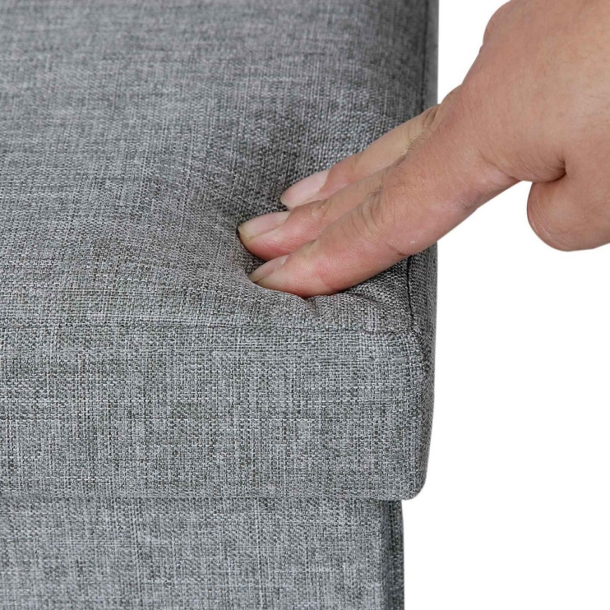 Banc SULTAN gris clair