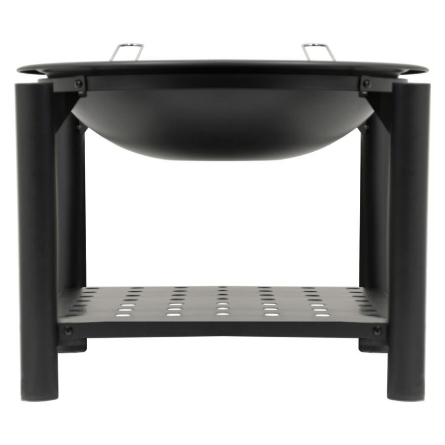 Barbecue au bois portatif avec grille 48 cm