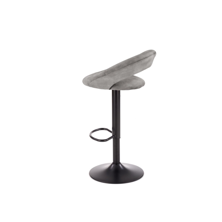 Barhocker 100x48 cm grau/anthrazit