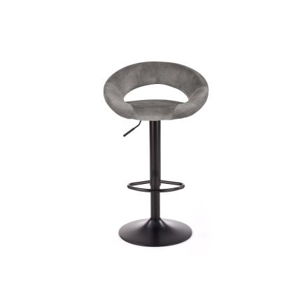 Barhocker 100x48 cm grau/anthrazit