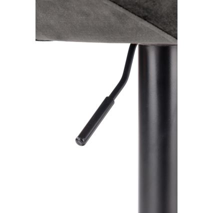 Barhocker 100x48 cm grau/anthrazit