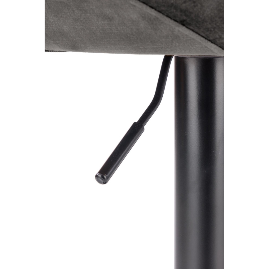 Barhocker 100x48 cm grau/anthrazit
