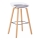 Barhocker 81x51 cm beige/weiß