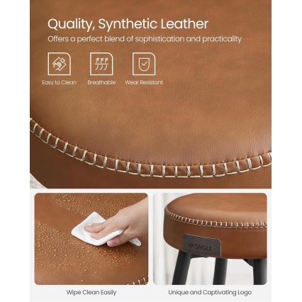 Barhocker LIOR braun/schwarz