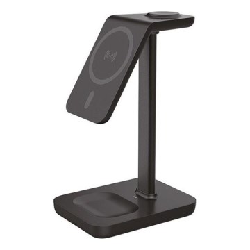 Base di ricarica wireless da tavolo 3 in 1 23W