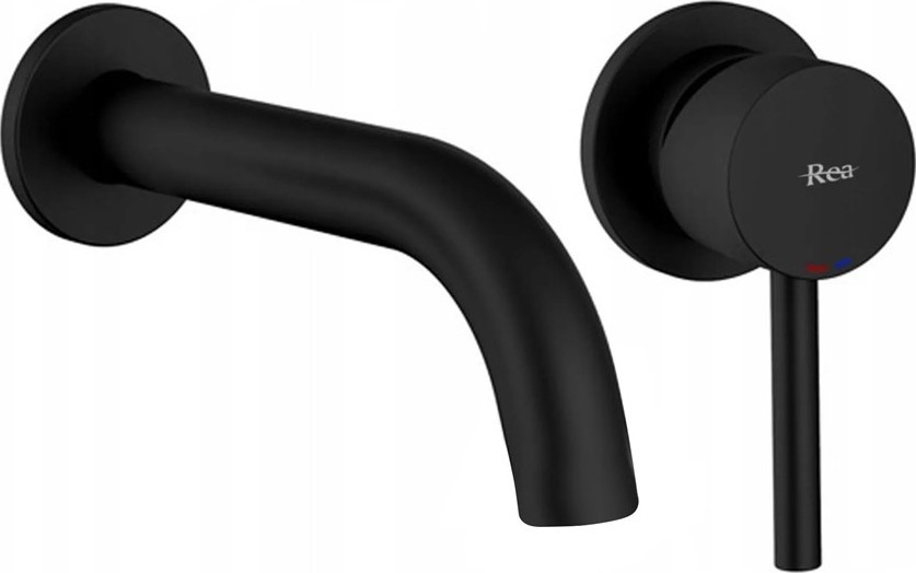 BAT-B0969 - Mitigeur de lavabo encastrable LUNGO, finition noir mat
