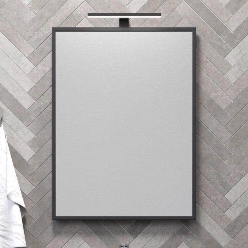 BATH DELUXE 01-060-05-02-00 - Specchio da bagno BORGSTED 60x80 cm nero